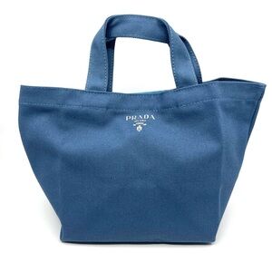 Prada L'Homme Beauty Tote Bag Blue NIB